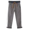 Pantalon de surv&ecirc;tement pour enfants m&eacute;lange gris fonc&eacute; 104