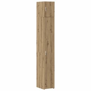 vidaXL Armoire de rangement 3 pcs Ch&ecirc;ne artisanal 30 x 42,5 x 225 cm