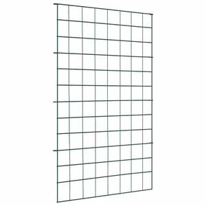 vidaXL Ensemble de cl&ocirc;ture de jardin 8 pc 50 x 80 cm Acier Vert