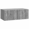 vidaXL Meuble TV mural 78,5 x 31 cm Sonoma gris Bois d'ing&eacute;nierie