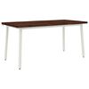 vidaXL Table &agrave; manger en bord vivant 140 x 90 x 75 cm