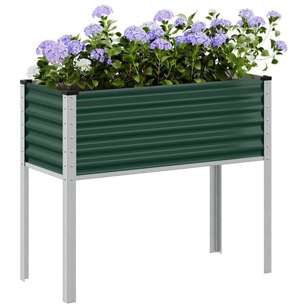 vidaXL Jardinière Vert 100x45x90 cm Acier