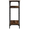 vidaXL Table d'appoint Chêne fumé 40x30x75 cm Bois d'ingénierie