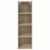 vidaXL Armoire suspendue avec stockage Ch&ecirc;ne Sonoma 30 x 29,5 x 100 cm