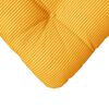 vidaXL Coussins de si&egrave;ge 4 pcs Jaune clair 40 x 40 cm