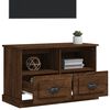 vidaXL Meuble TV ch&ecirc;ne marron 80x35x50 cm bois d'ing&eacute;nierie