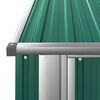 vidaXL Abri de jardin vert 180,5 x 97 x 209,5 cm Acier galvanisé