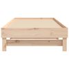 vidaXL Lit coulissant sans matelas 2x(80x200) cm Bois de pin massif