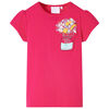 T-shirt pour enfants rose vif 128