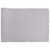 vidaXL &Eacute;cran d'intimit&eacute; de balcon gris 700x75 cm PVC