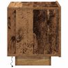 vidaXL Cabinet de chevet avec tiroir Bois ancien 70 x 36 x 40,5 cm
