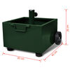 vidaXL Pot de plantes et support de parasol d'ext&eacute;rieur 2-en-1 Vert
