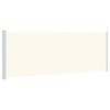 vidaXL Auvent lat&eacute;ral r&eacute;tractable de patio 220x600 cm Cr&egrave;me