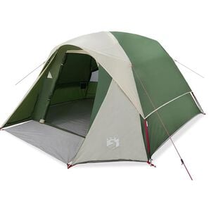 vidaXL Tente de cabine familiale 6 personnes vert imperm&eacute;able