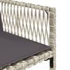vidaXL Ensemble &agrave; manger de jardin et coussins 9 pcs gris clair rotin