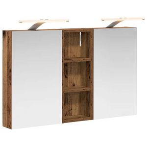 vidaXL Ensemble de Meubles de Salle de Bain 3 pcs 80 x 10,5 x 50 cm