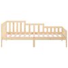 vidaXL Lit de jour sans matelas 90x190 cm bois de pin massif