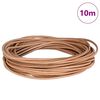 vidaXL Corde en Cuir Marron Ø3 mm x 10 m Cuir