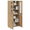 vidaXL Haut Armoire Chêne artisanal 69,5 x 34 x 180 cm