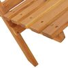 vidaXL Chaises de jardin pliantes lot de 8 noir bois d'acacia massif