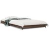 vidaXL Cadre de lit sans matelas ch&ecirc;ne marron 75x190 cm