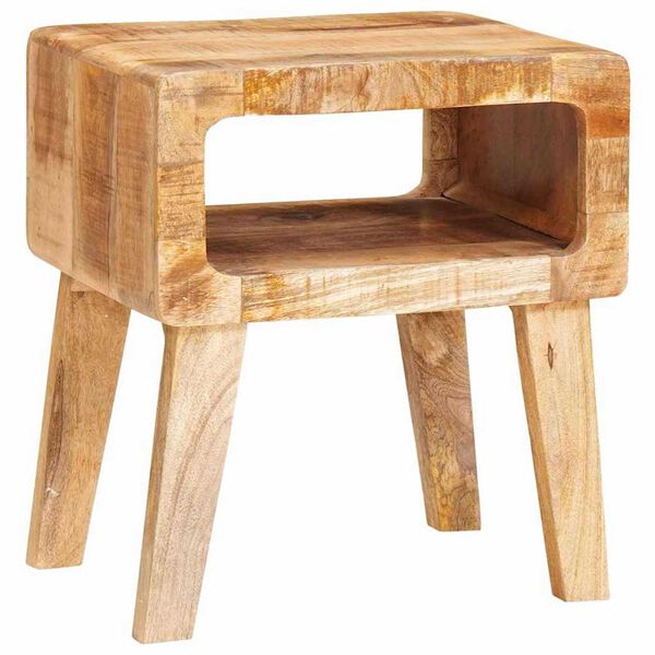 vidaXL Table d'appoint Marron 40 x 32 x 46 cm Bois de mangue massif