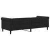 vidaXL Lit de repos sans matelas noir 80x200 cm velours