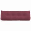 vidaXL Coussin de Dos Bordeaux 140 x 24 x 50 cm tissu