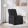 vidaXL Fauteuil de massage inclinable noir tissu