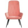 vidaXL Chaise de relaxation Rose Velours