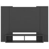 vidaXL Meuble TV mural Gris 120x23,5x90 cm Bois d’ingénierie