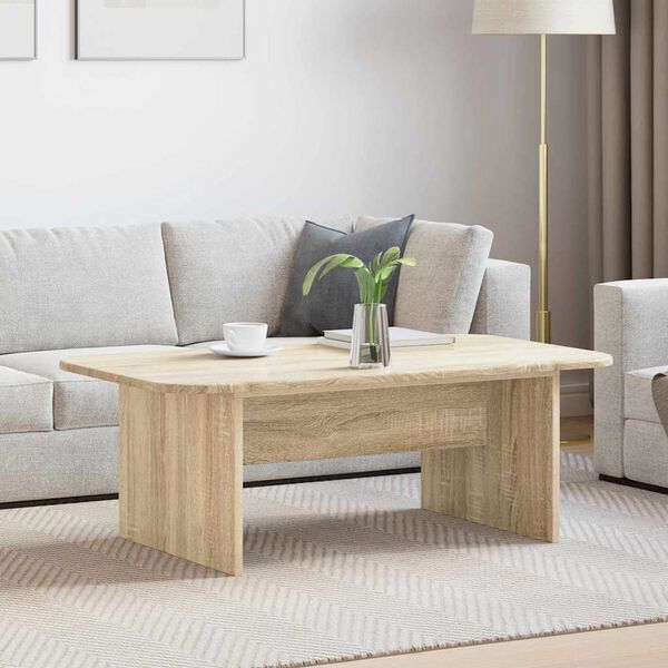 vidaXL Table basse Ch&ecirc;ne Sonoma 93 x 53 x 33 cm Bois d'ing&eacute;nierie