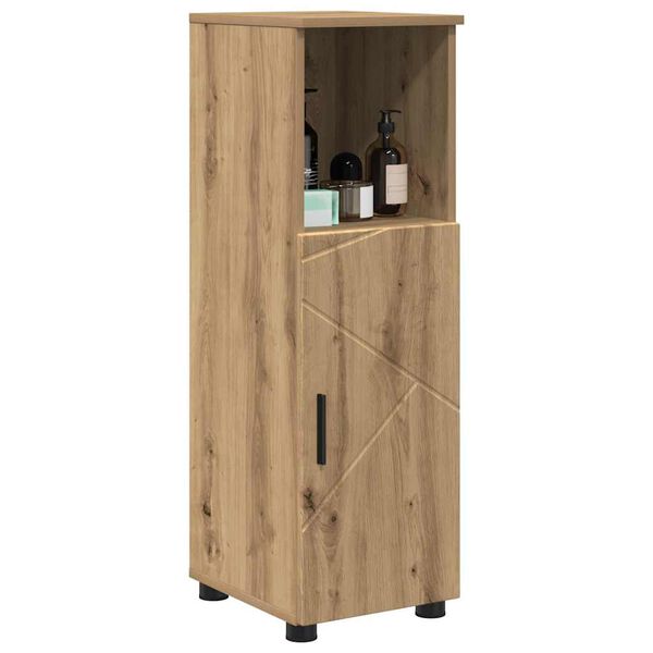 vidaXL Cabinet de salle de bain Ch&ecirc;ne artisanal 30 x 35 x 95 cm