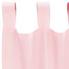 vidaXL Rideaux en voile avec boucles 2 pcs rose clair 140x245 cm