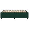 vidaXL Cadre de lit sans matelas vert fonc&eacute; 120x200 cm velours
