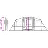 vidaXL Tente de camping tunnel 4 personnes marron imperm&eacute;able