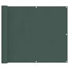 vidaXL &Eacute;cran de balcon Vert fonc&eacute; 100 x 1000 cm Tissu Oxford