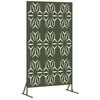 vidaXL &Eacute;cran de confidentialit&eacute; Olive 100 x 50 x 180 cm Acier