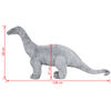 vidaXL Jouet en peluche Dinosaure Brachiosaurus Gris XXL