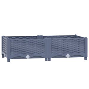 vidaXL Lit sur&eacute;lev&eacute; 80x40x23 cm Polypropyl&egrave;ne