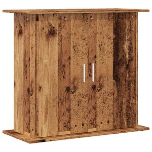 vidaXL Support pour aquarium vieux bois 81x36x73 cm bois d'ing&eacute;nierie
