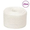vidaXL Corde de travail Blanc 12 mm 25 m polypropyl&egrave;ne