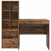 vidaXL Bureau avec tiroir 2 pcs Bois ancien