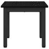 vidaXL Table basse Ch&ecirc;ne noir 40 x 40 x 36 cm Bois d'ing&eacute;nierie