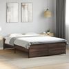 vidaXL Cadre de lit sans matelas ch&ecirc;ne marron 140x190 cm