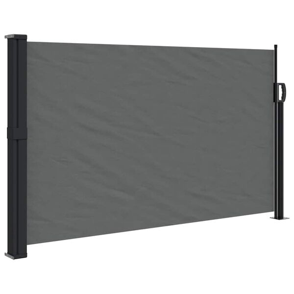 vidaXL Store lat&eacute;ral r&eacute;tractable Anthracite 117 x 300 cm