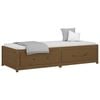 vidaXL Lit de jour sans matelas marron miel 90x190 cm bois pin massif