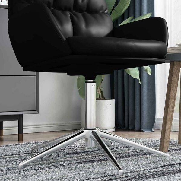 vidaXL Cylindre à gaz de chaise de bureau Chrome 15,5 cm Fer