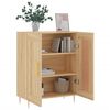 vidaXL Buffet ch&ecirc;ne sonoma 69,5x34x90 cm bois d'ing&eacute;nierie