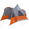 vidaXL Tente tipi avec toit Gris et orange 720 x 465 x 295 cm